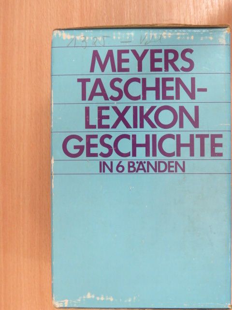 Meyers Taschenlexikon Geschichte 1-6. [antikvár]
