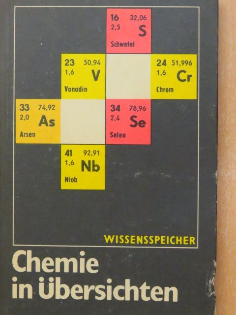 Klaus Sommer - Chemie in Übersichten [antikvár]