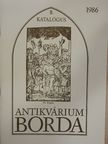 Borda Antikvárium 8. katalógus [antikvár]