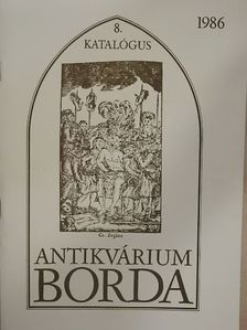 Borda Antikvárium 8. katalógus [antikvár]