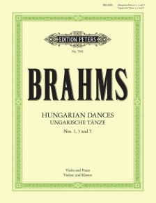 BRAHMS... - HUNGARIAN DANCES NOS.1,3 AND 5. VIOLIN AND PIANO