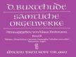 BUXTEHUDE - SAEMTLICHE ORGELWERKE BAND II HERAUSGEGEBEN VON KLAUS BECKMANN