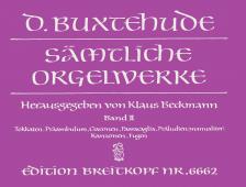 BUXTEHUDE - SAEMTLICHE ORGELWERKE BAND II HERAUSGEGEBEN VON KLAUS BECKMANN