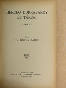 Ifj. Bókay János - Herceg Durravardy és társai/A gyémánt [antikvár]