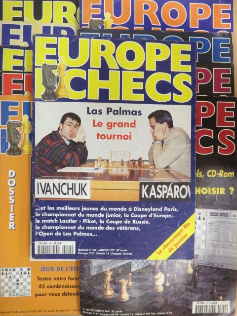 Alain Fayard - Europe Échecs 1997. (nem teljes évfolyam) [antikvár]