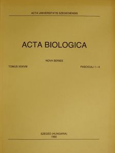 Amal A. Rady - Acta Biologica Tomus XXXVIII. Fasciculi 1-4. [antikvár]