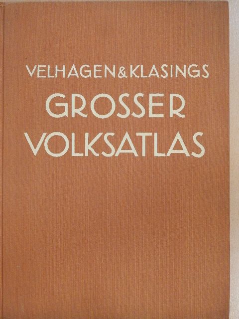 Velhagen & Klasings grosser volksatlas [antikvár]