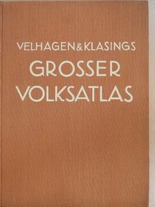 Velhagen & Klasings grosser volksatlas [antikvár]