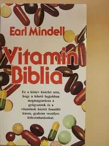 Earl Mindell - Vitamin Biblia [antikvár]
