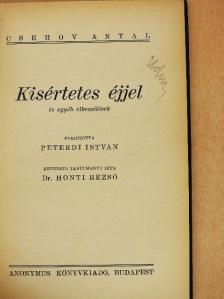 Csehov Antal - Kisértetes éjjel [antikvár]