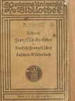 Dr. Friedrich Köhler - Französisch-Deutsches und Deutsch-Französisches Taschen-Wörterbuch (Gótbetűs) [antikvár]