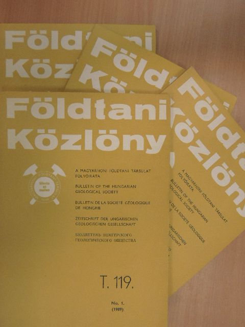 Barnabás Kálmán - Földtani Közlöny 1989/1-4. [antikvár]