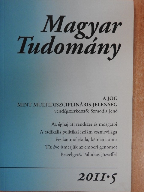 Ádám György - Magyar Tudomány 2011/5. [antikvár]