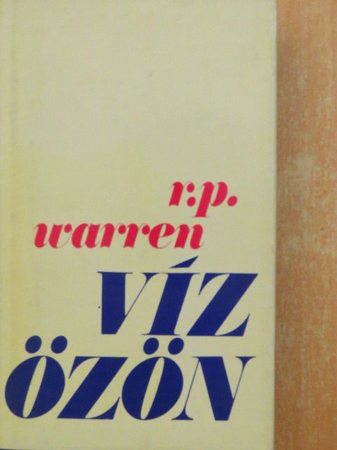 Robert Penn Warren - Vízözön (dedikált példány) [antikvár]