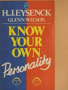 Glenn Wilson - Know Your Own Personality [antikvár]