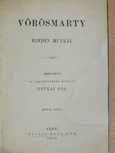 Vörösmarty Mihály - Vörösmarty minden munkái V. [antikvár]