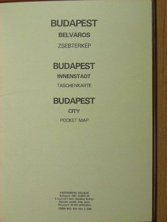 Budapest belváros [antikvár]