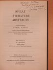 Juhász Kálmán - Spray literature abstracts (dedikált példány) [antikvár]