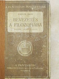 Pauler Ákos - Bevezetés a filozófiába [antikvár]