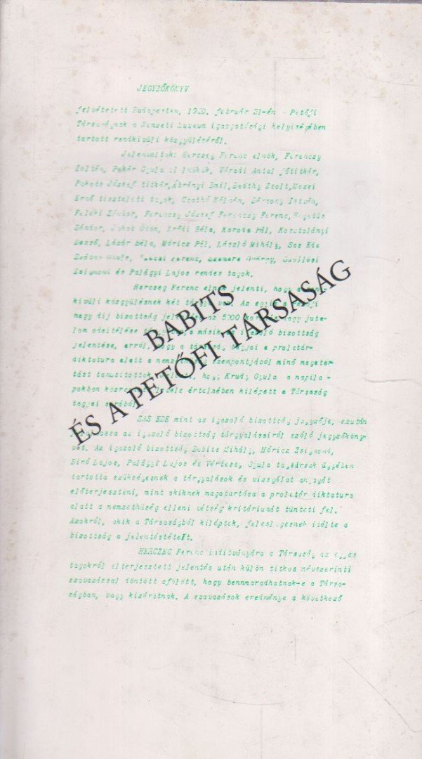 Téglás János - Babits és a Petőfi Társaság [antikvár]