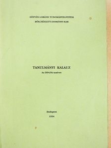 Tanulmányi kalauz az 1994/95. tanévre [antikvár]