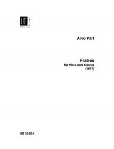 PAERT, ARVO - FRATRES FÜR VIOLA UND KLAVIER (1977)