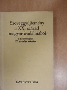 Diószegi András - Szöveggyűjtemény a XX. század magyar irodalmából [antikvár]