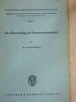 Dr. Bernd Holland - Die Rohrleitung als Ferntransportmittel [antikvár]