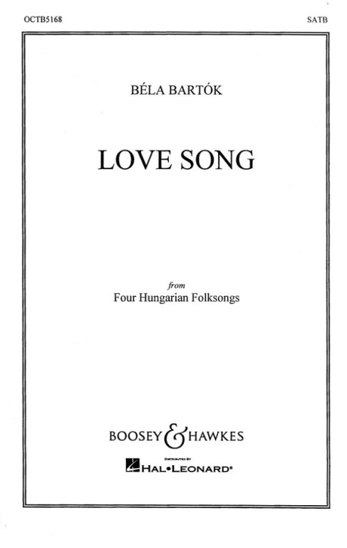 Bartók Béla - FOUR HUNGARIAN FOLKSONGS FOR MIXED CHORUS A CAPPELLA. THE PRISONER / DER GEFANGENE (ANGOL-NÉMET)