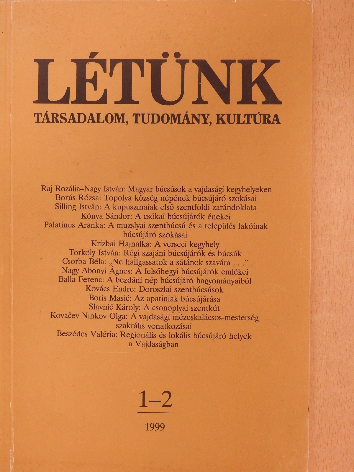 Beszédes Valéria - Létünk 1999/1-2. (dedikált példány) [antikvár]