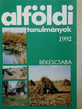Boros László - Alföldi tanulmányok 1990-1991. XIV. [antikvár]