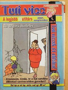 Fülöp Sándor - Tuti vicc zsebmagazin 2001. szeptember [antikvár]
