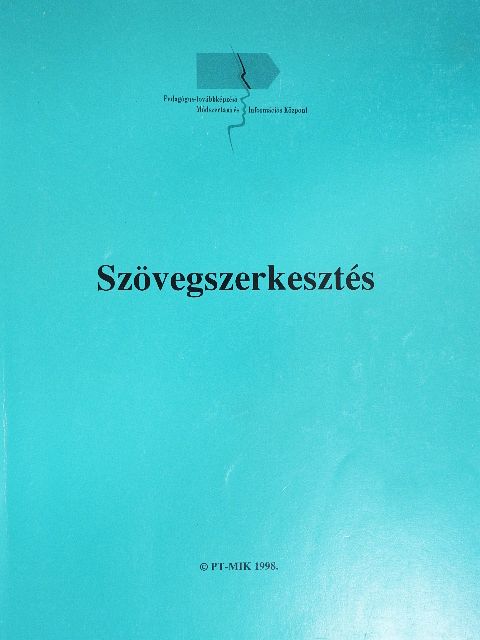 Szövegszerkesztés [antikvár]