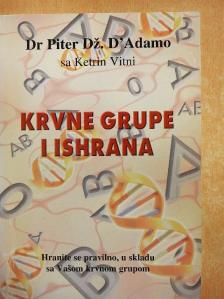 Dr. Peter J. D'Adamo - Krvne grupe i ishrana [antikvár]