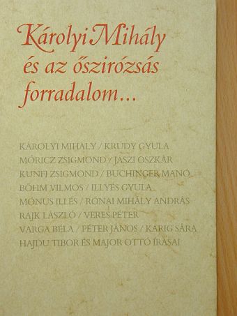 Böhm Vilmos - Károlyi Mihály és az őszirózsás forradalom... [antikvár]