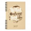 P4114 - 1266 - Határidőnapló Period ECO A/5 heti spirálos Travel 2027