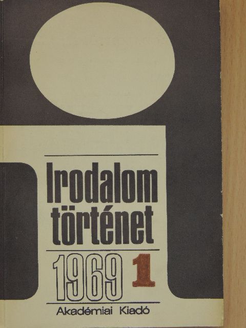 Áfra János - Irodalomtörténet 1969/1. [antikvár]
