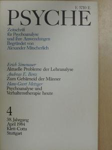 Andreas E. Benz - Psyche 4/1984. [antikvár]