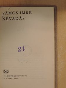 Vámos Imre - Névadás [antikvár]
