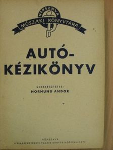 Autó-kézikönyv [antikvár]