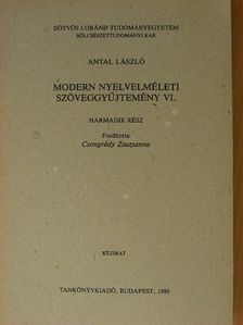 B. Derwing - Modern nyelvelméleti szöveggyűjtemény VI/3. [antikvár]