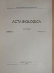A. D. Smith - Acta Biologica Tomus XL. Fasciculi 1-4. [antikvár]
