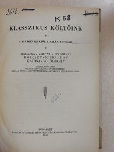 Balassa Bálint - Klasszikus költőink [antikvár]