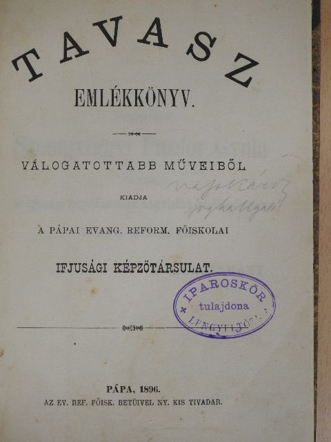 Akúcs Lajos - Tavasz emlékkönyv [antikvár]