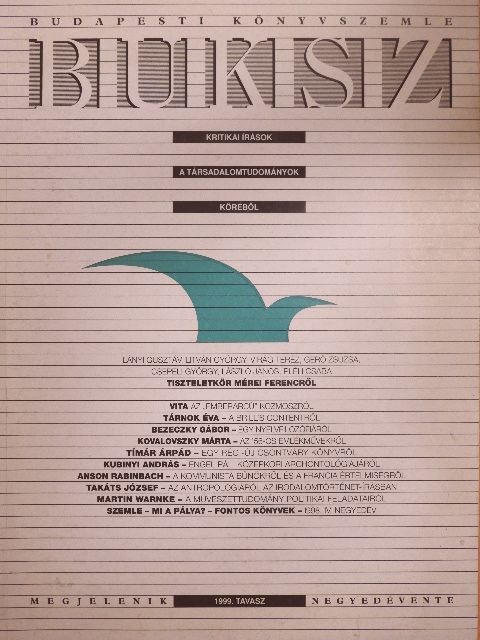 Anson Rabinbach - Buksz 1999. tavasz [antikvár]