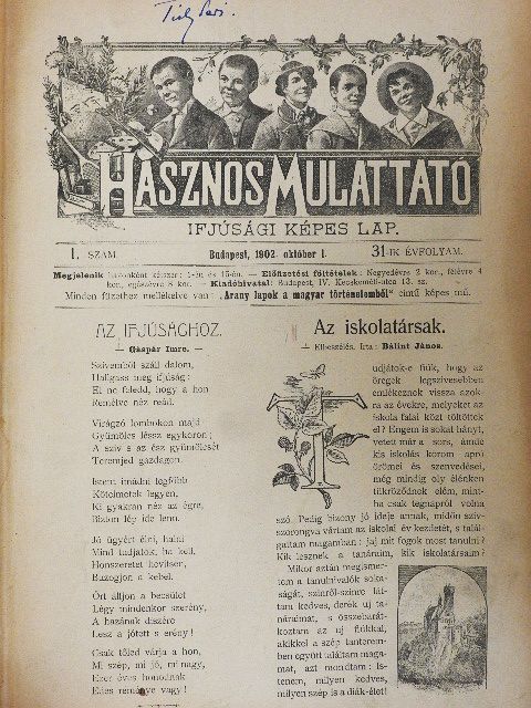 Bálint János - Hasznos mulattató 1902-1903. (nem teljes évfolyam) [antikvár]