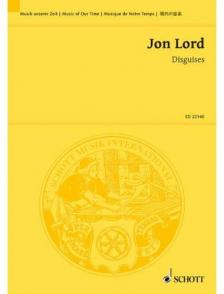 LORD, JON - DISGUISES. SUITE FOR STRING ORCHESTRA (2003) STUDY SCORE