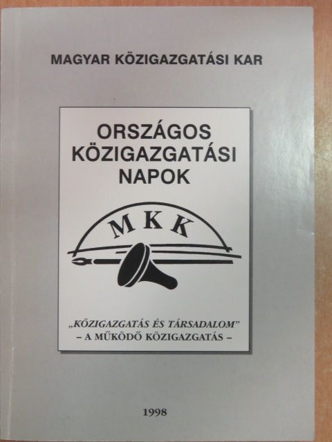 André Mooij - Országos Közigazgatási Napok rendezvénysorozat [antikvár]
