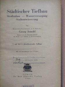 Georg Arnold - Städtischer Tiefbau [antikvár]