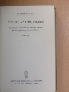 Clemens Laar - Meines Vaters Pferde [antikvár]